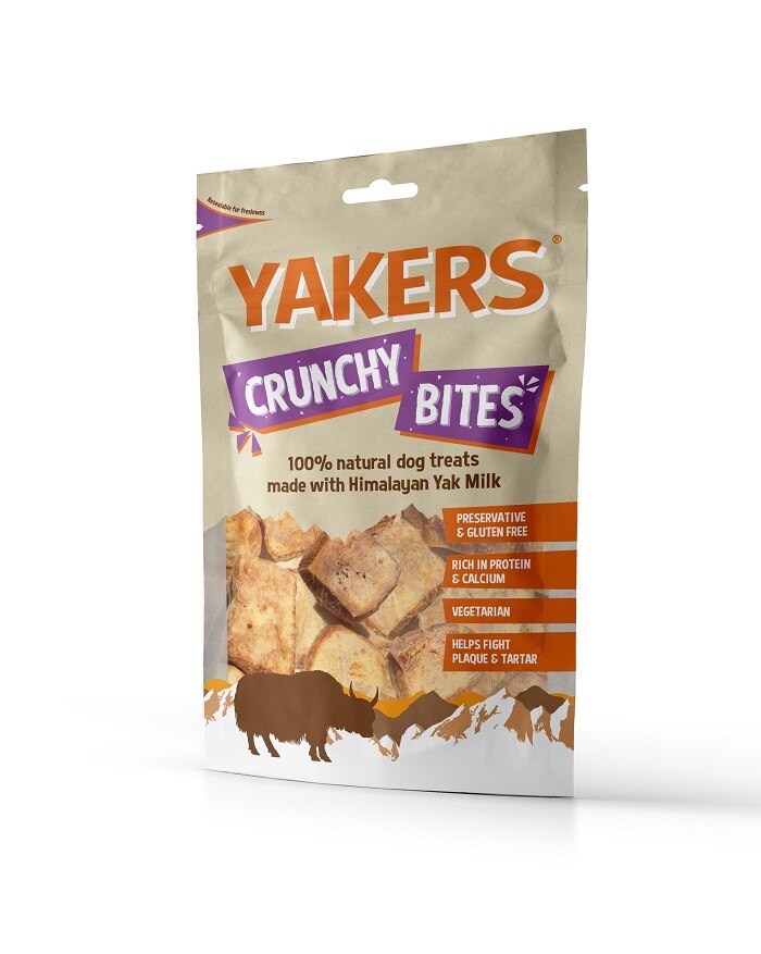 Yakers Crunchy Bites Natural Yak's Milk Dog Treats - 70g